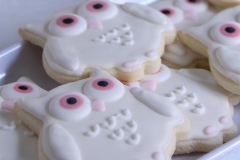 Owl sugar cookies