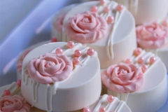 pink and white vintage chocolate covered oreos