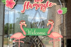 Flamingo Welcome Decor