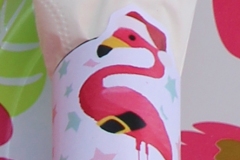 Flamingo napkin ring